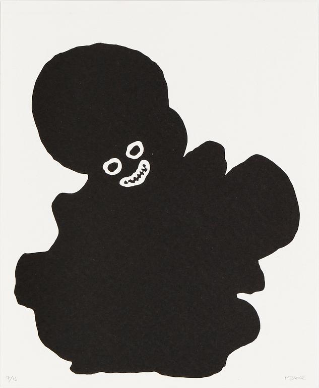 MAKODE LINDE, färglitografi, signerad, numrerad 7/15.