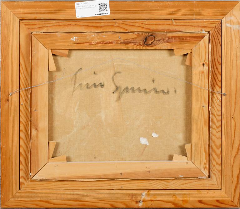 OKÄND KONSTNÄR, olja på duk, 1900-talets andra hälft.