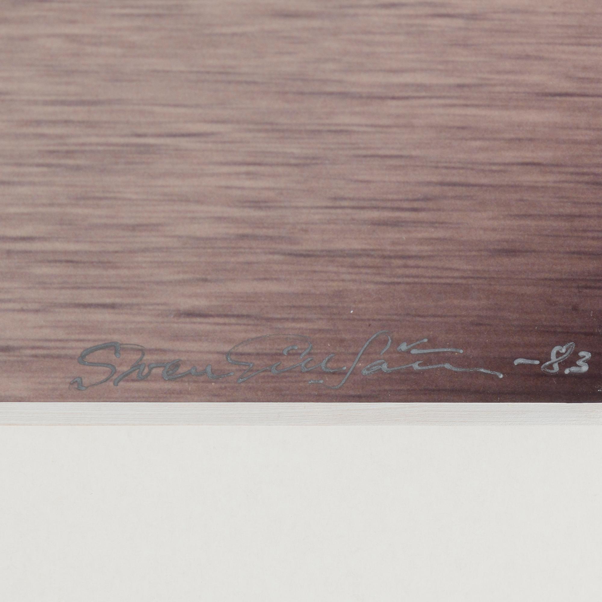 SVEN GILLSÄTER, fotografier, tre stycken. Signerade och daterade.