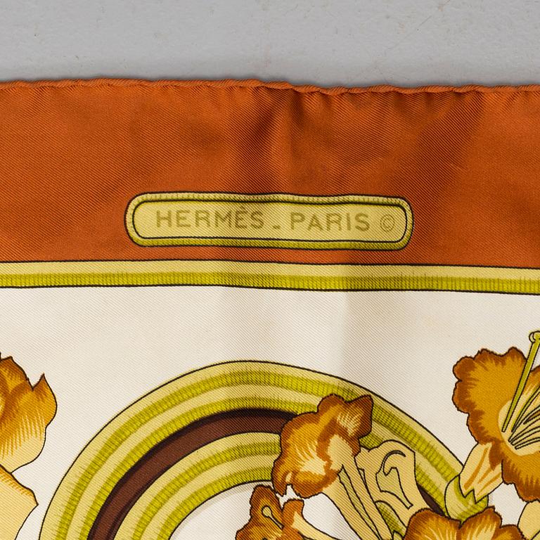 HERMÉS, "Caraibes", scarf,.