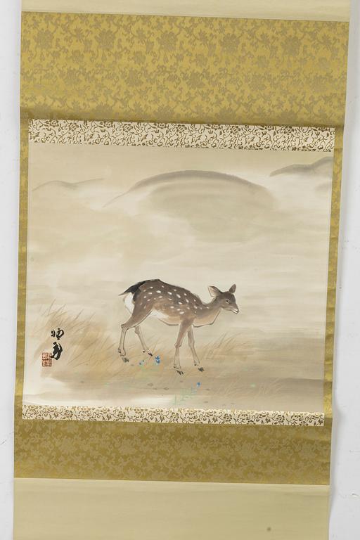 Seiho Takeuchi, Deer, Japan, 20th century.