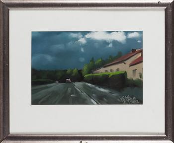 Timo Jakola, pastels, 3 pieces, signed and dated 2012 and 2023.
