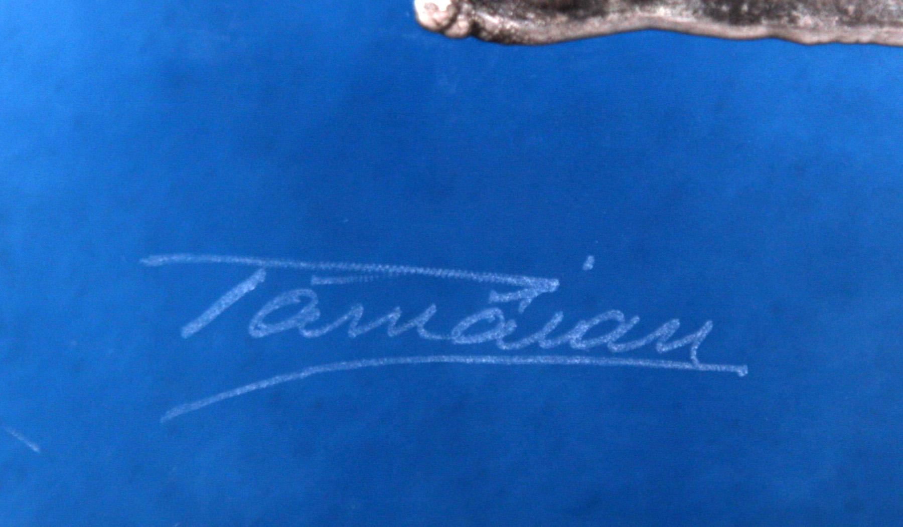 SKULPTUR, glas, Tamaian, Ion Art, Transylvanien, sign.