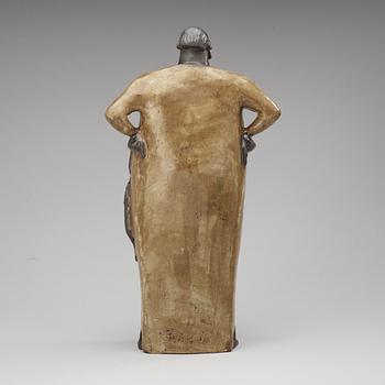 An Åke Holm stoneware sculpture, Höganäs 1950's.