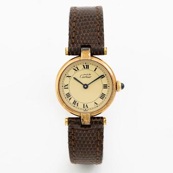 must de Cartier, VLC, armbandsur, 24 mm,