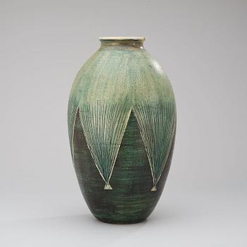 URNA, stengods, Anders Bruno Liljefors, Gustavsberg Studio 1952.