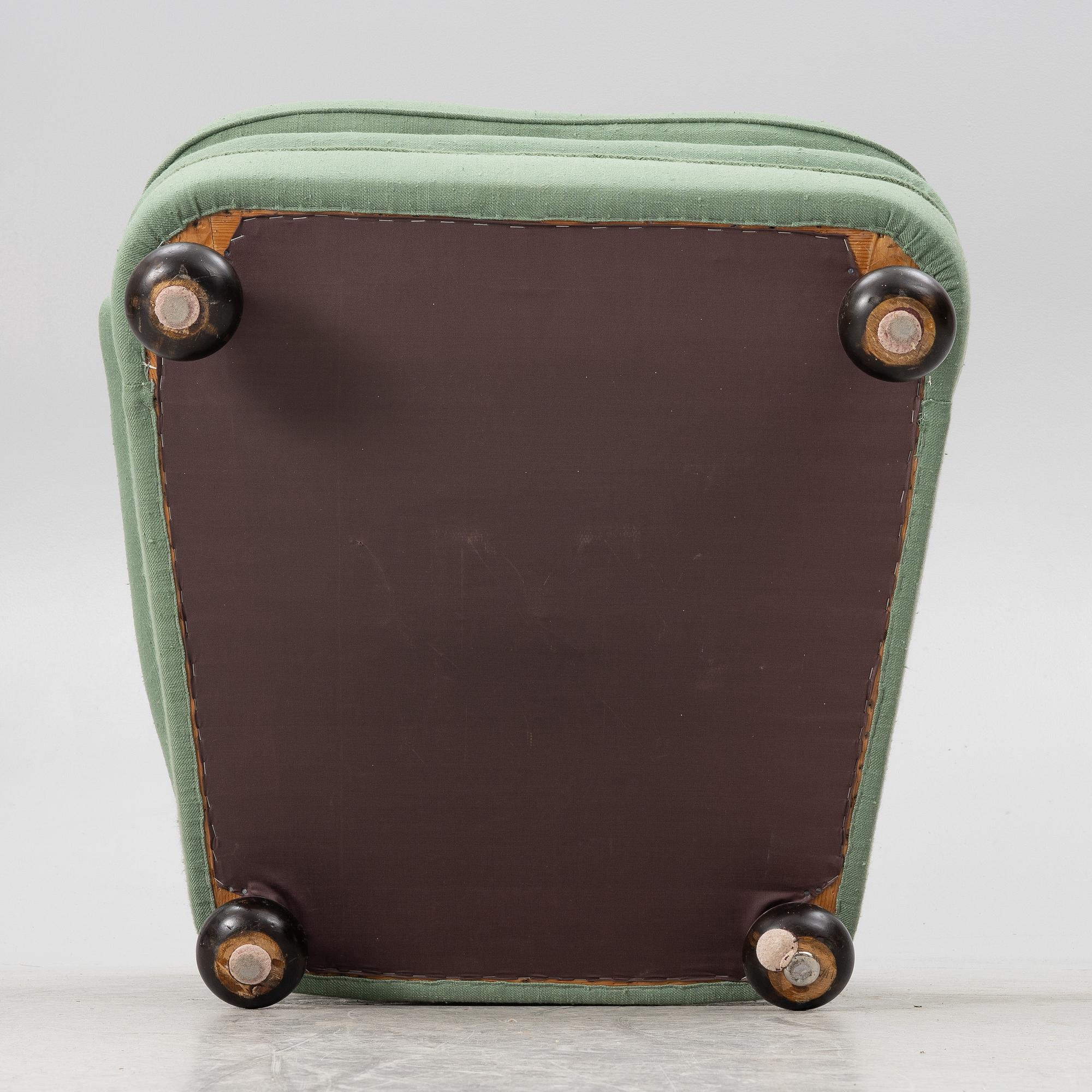 Josef Frank, a model 336 armchair, Firma Svenskt Tenn, Sweden.