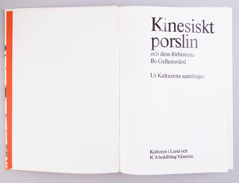 BÖCKER 10 ST, Kinesisk porslin och konsthantverk.