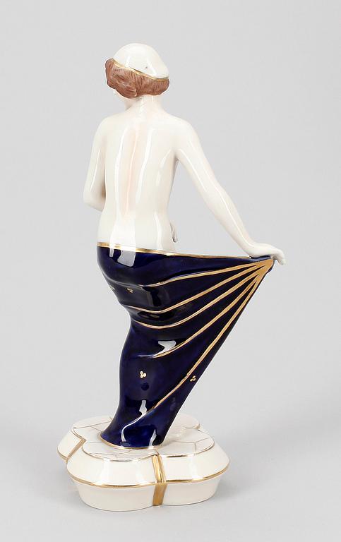 FIGURIN, porslin, art deco, Royal Dux.