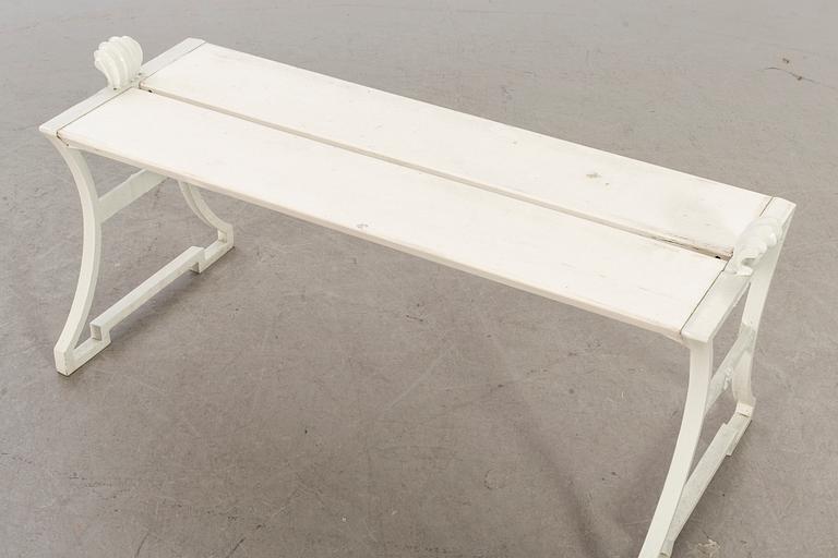 FOLKE BENSOW bänk "Sneckan", Byarum 2000-tal.