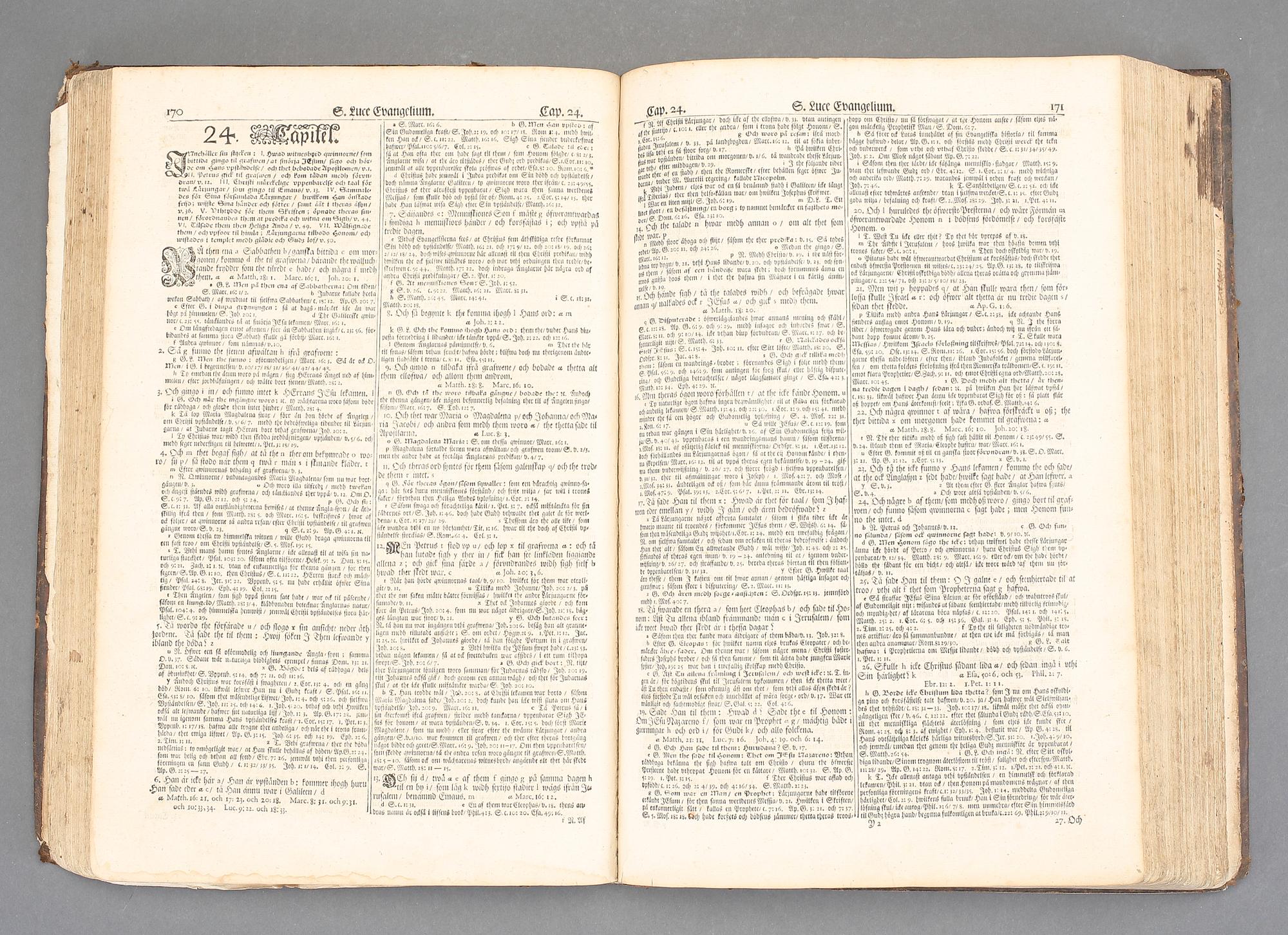 DET NYA TESTAMENTETS FÖRSTA DEL/ANDRA DEL, Christoph. Merckell, Åbo 1711-13.