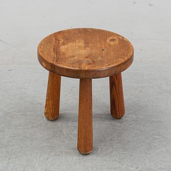 Axel Einar Hjorth, a stained pine "Utö" stool, for Nordiska Kompaniet Sweden.