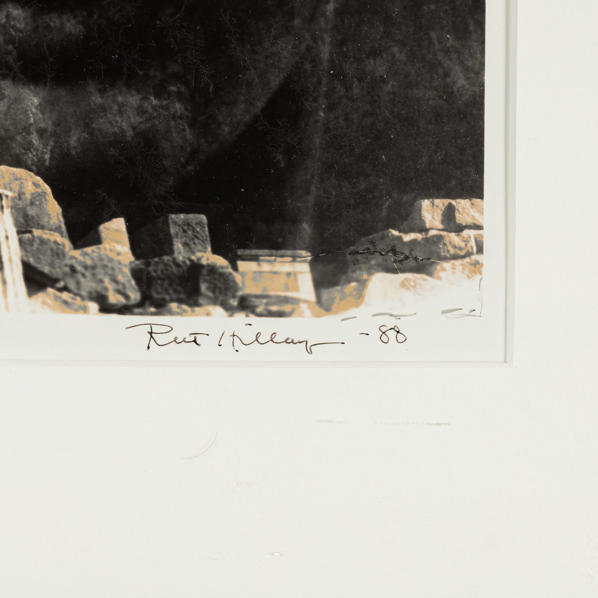 Rut Hillarp, dubbelexponerat foto, 1988, signerat 3/5.