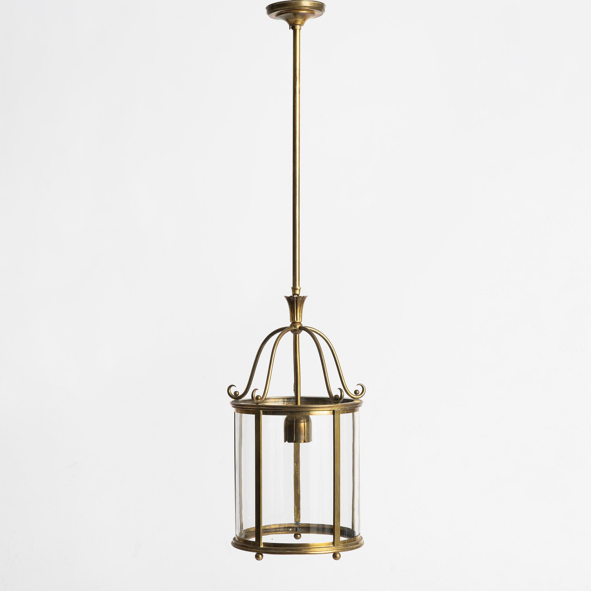 Harald Notini, a ceiling lamp model 6051, Arvid Böhlmarks Lampfabrik, Stockholm, 1920s-30s.