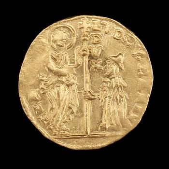 MYNT, guld, dukat, Venedig, Ludovico Manin, 1789-1797, vikt ca 3,5g.