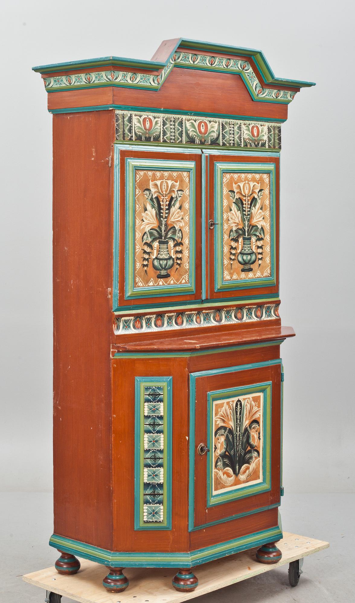 SKÅP, allmoge. Dalarna Rättvik, 1780-tal.