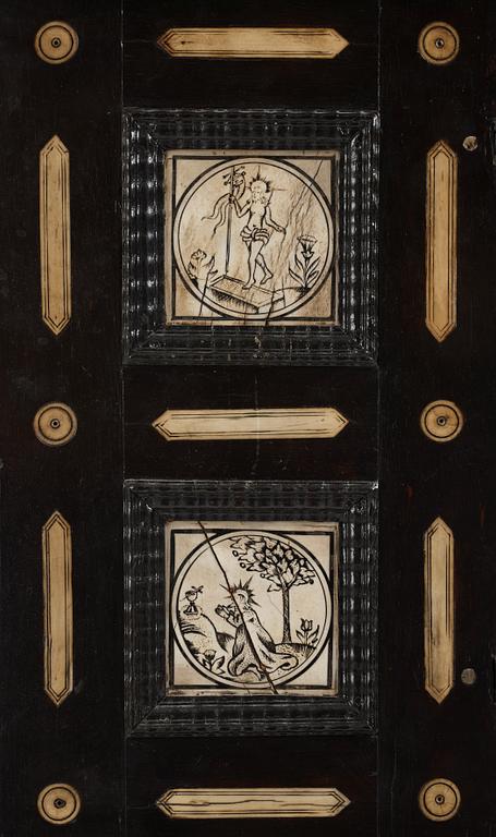 A Swedish cabinet from the late 17th century.