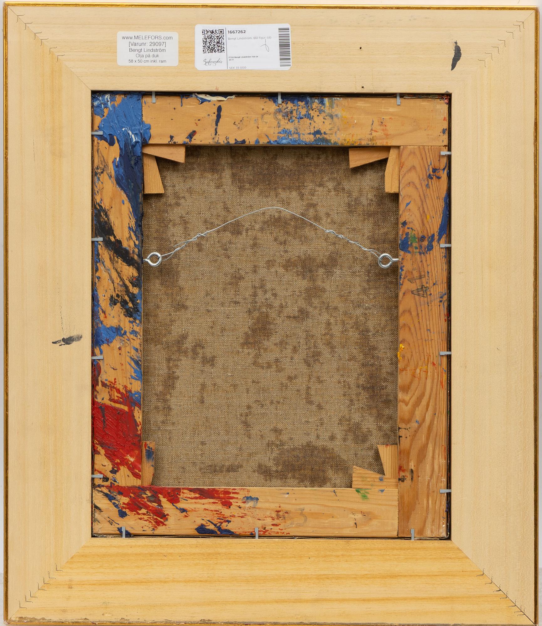 Bengt Lindström, Blue figure.