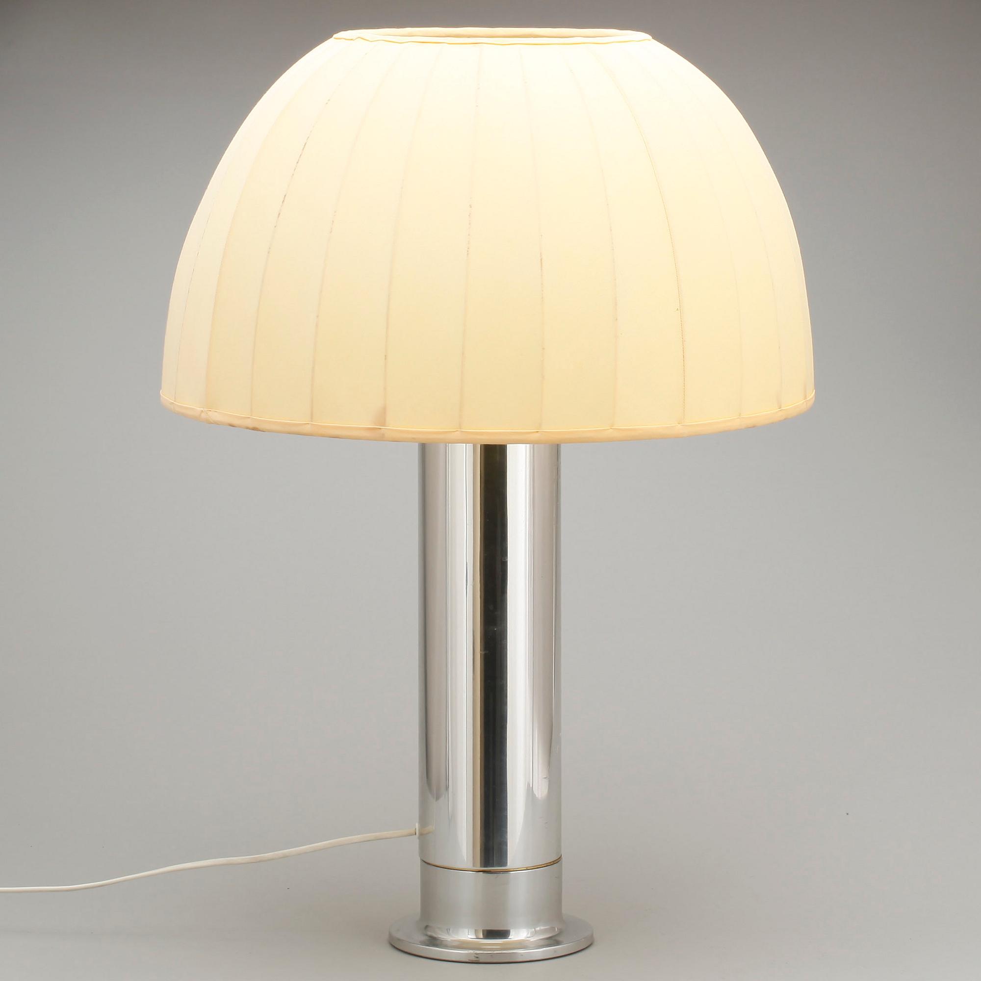 BORDSLAMPA, metall, Hans Agne Jakobsson Markaryd, 1960/70-tal.