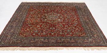 Matta, Indo täbris, ca 281 x 216 cm.
