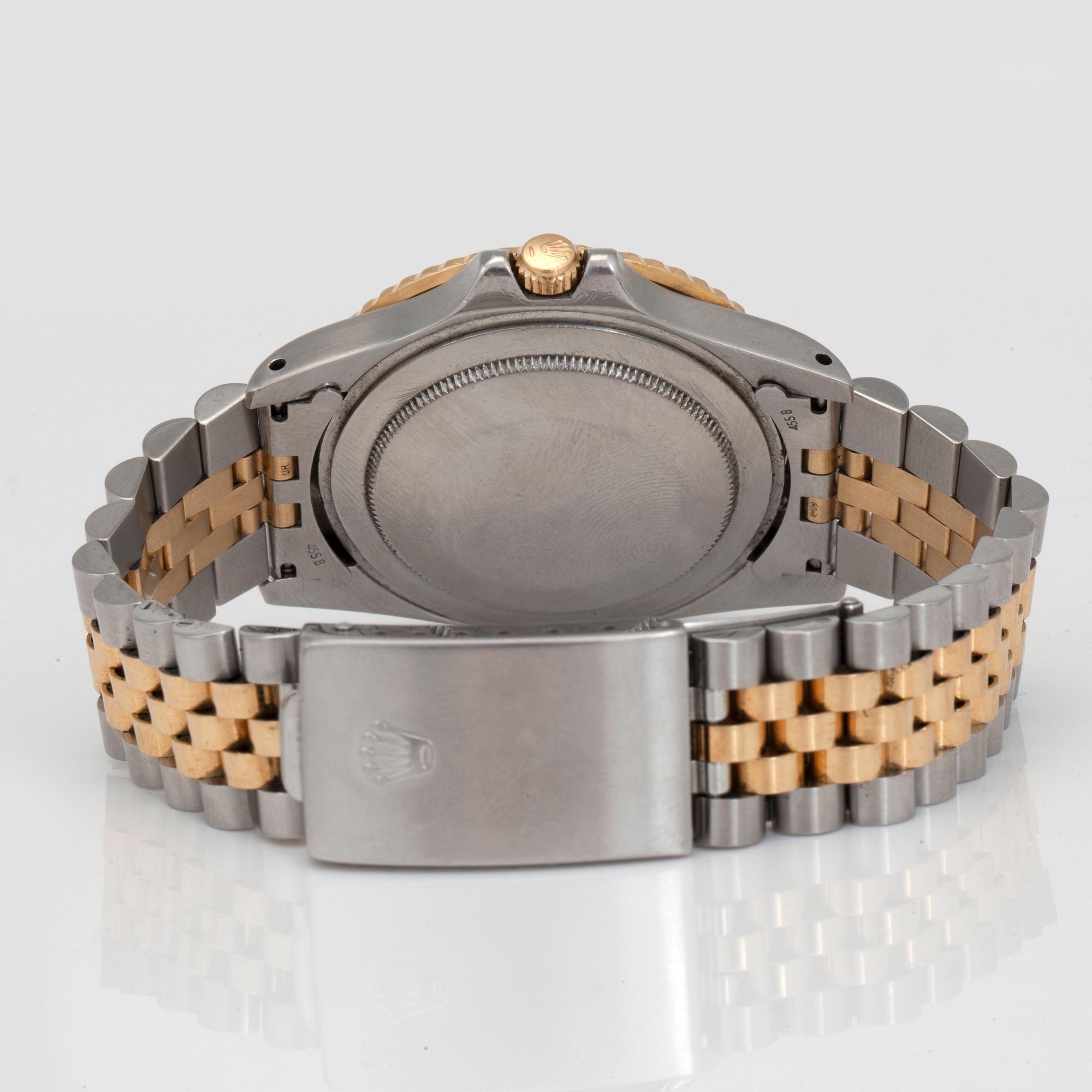 ROLEX, Oyster Perpetual, GMT-Master, Chronometer, s.k. "Nipple dial"armbandsur, 39 mm,