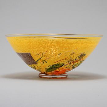 SKÅL, glas, Bertil Vallien, Kosta Boda, Artist Collection 1900-talets fjärde kvartal.