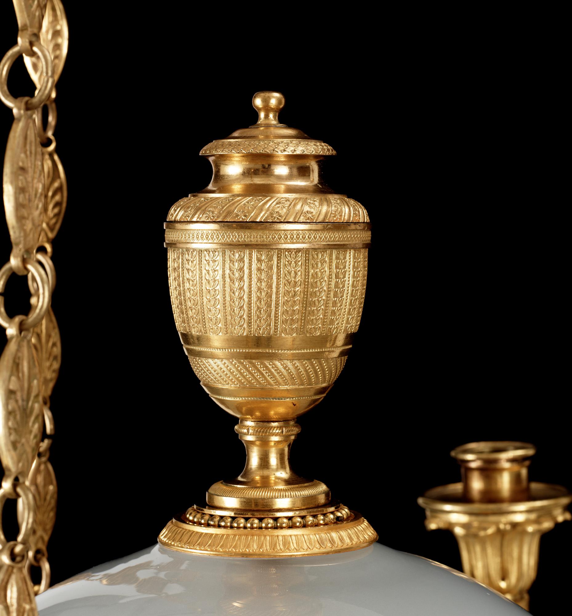 A hanging-lamp, 19/20 th century.