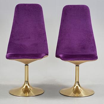 STOLAR, 2 st, "Viggen" Johanson Design AB, Markaryd, 1980-tal.