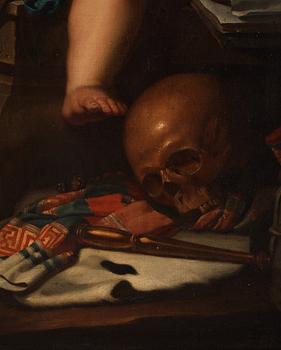 Jan van den Hoecke Follower of, Allegory over mortality.