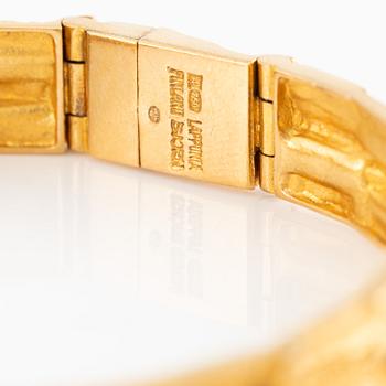 Lapponia bracelet 18K gold, design by Björn Weckström.
