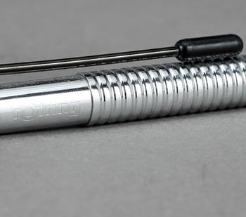 PENNOR, 2 st, "Rotring", förkromad metall.
