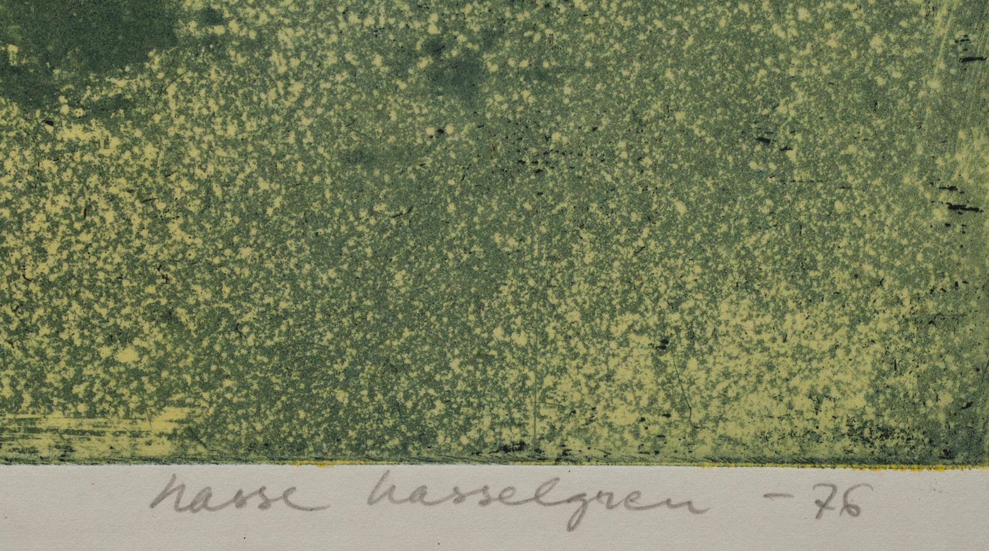 HASSE HASSELGREN. Etsning, signerad och numrerad 4/60.