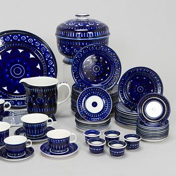 Ulla Procopé, mat- och kaffeservis, 82 delar, "Valencia", Arabia 1960-tal.