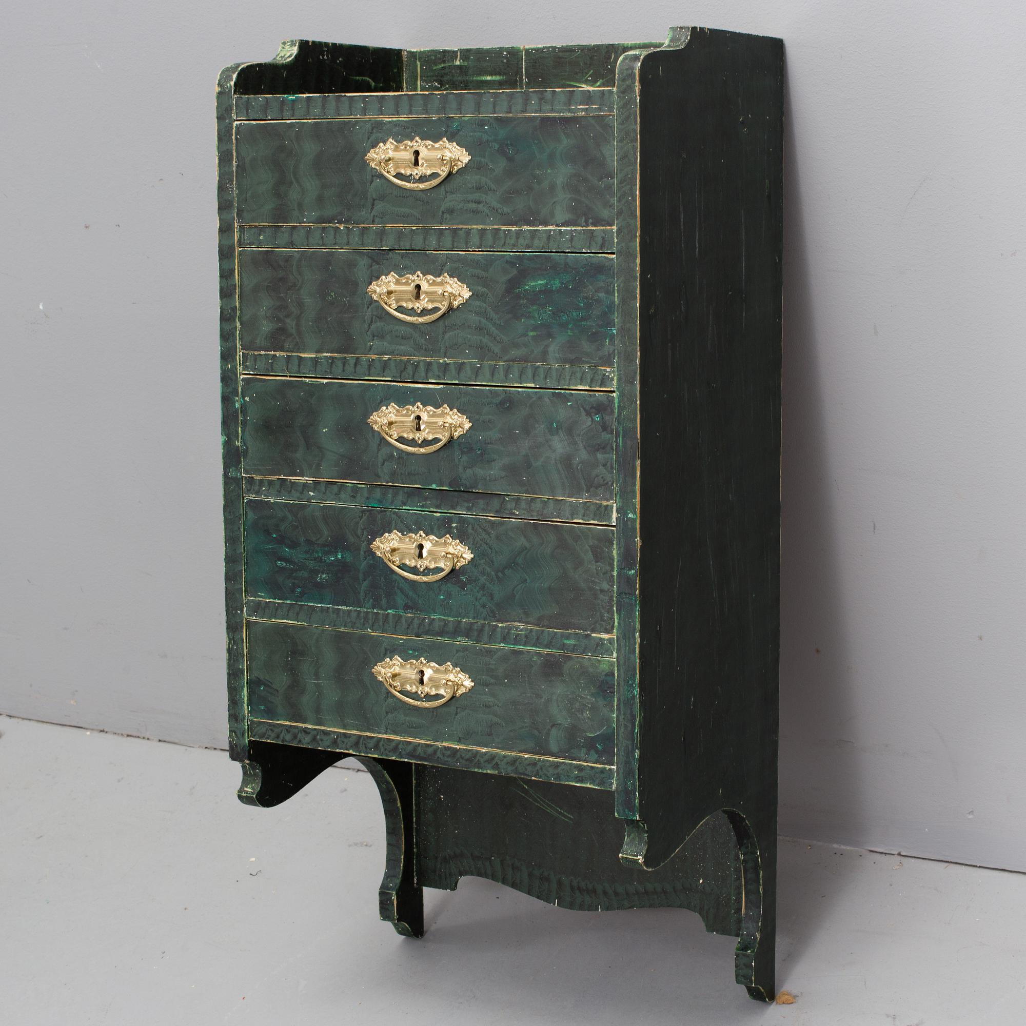 VÄGGBYRÅ, omkring år 1900.