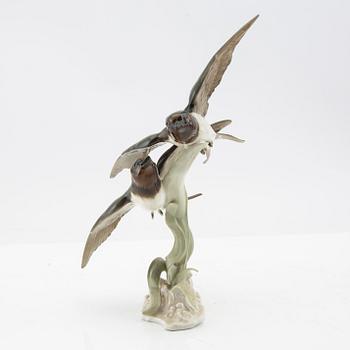 Figurines 3 pcs Hutschenreuther/Rosenthal Germany mid-20th century porcelain.