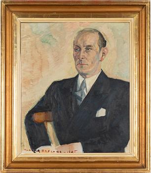 Gunnar Asplund, Porträtt av en man.