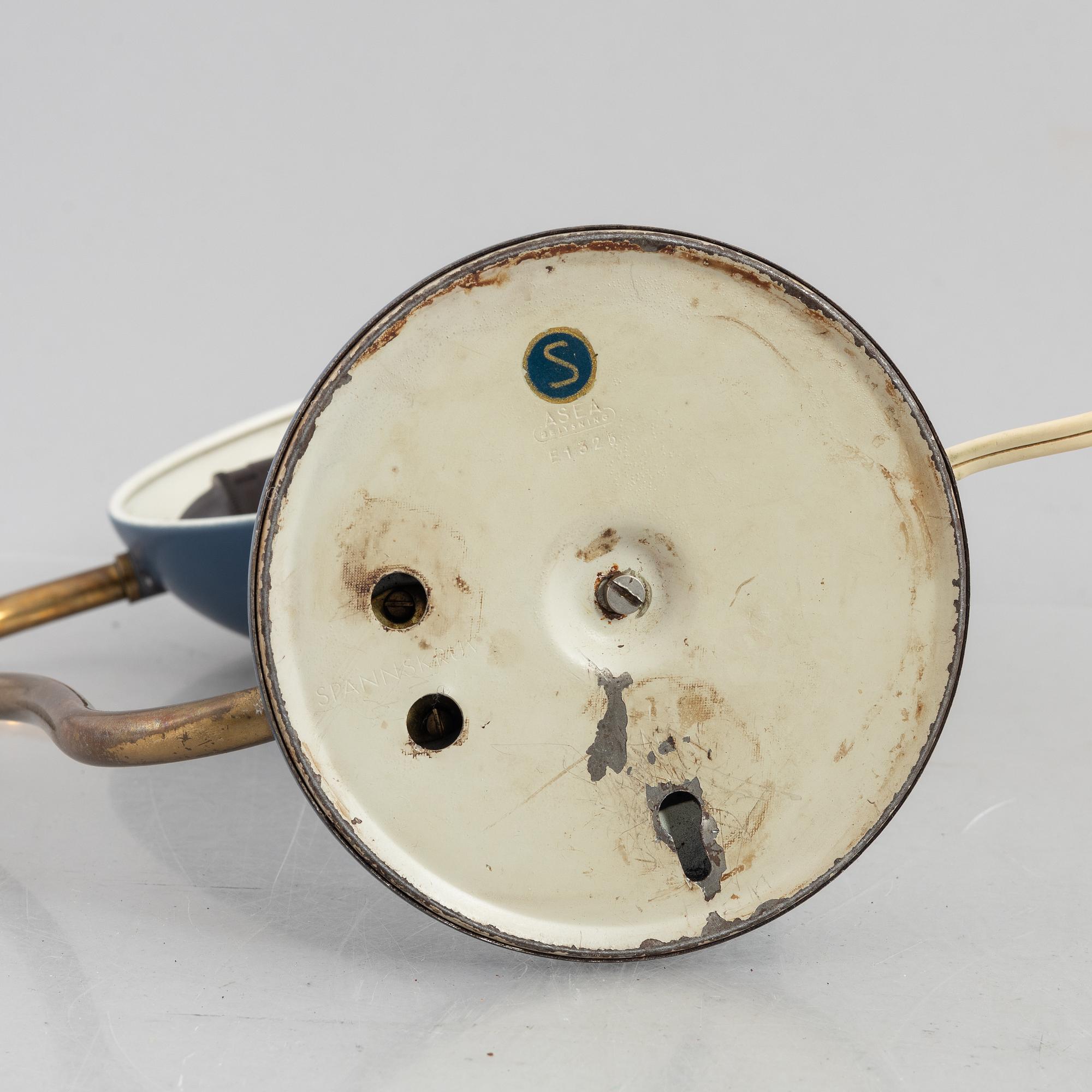 Asea, bordslampa, modell E1325, 1930/40-tal.