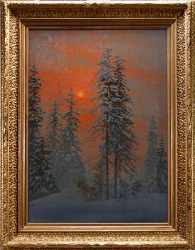 WLADIMIR LEONIDOVICH MURAWJOFF, tillskriven, olja på duk, bär sign.