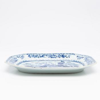 Stekfat, Kina, porslin, Qingdynastin, Qianlong (1736-95).