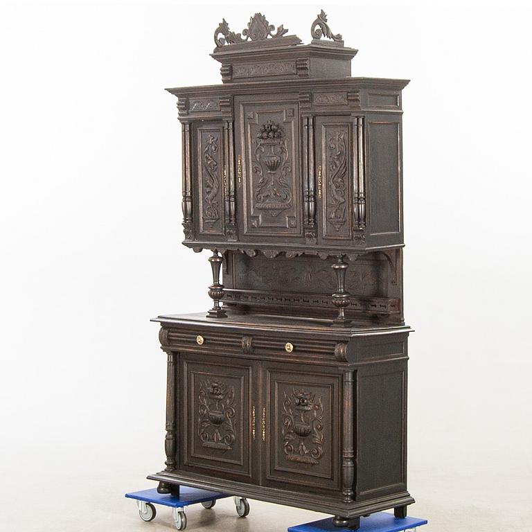A neo-renaisssance styel cupboard first half of the 20th century.