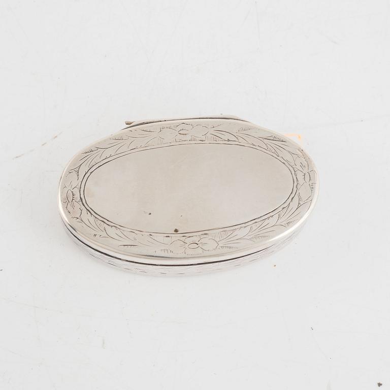 Martin Loëll, dosa, silver, Falun (verksam 1779-1795).