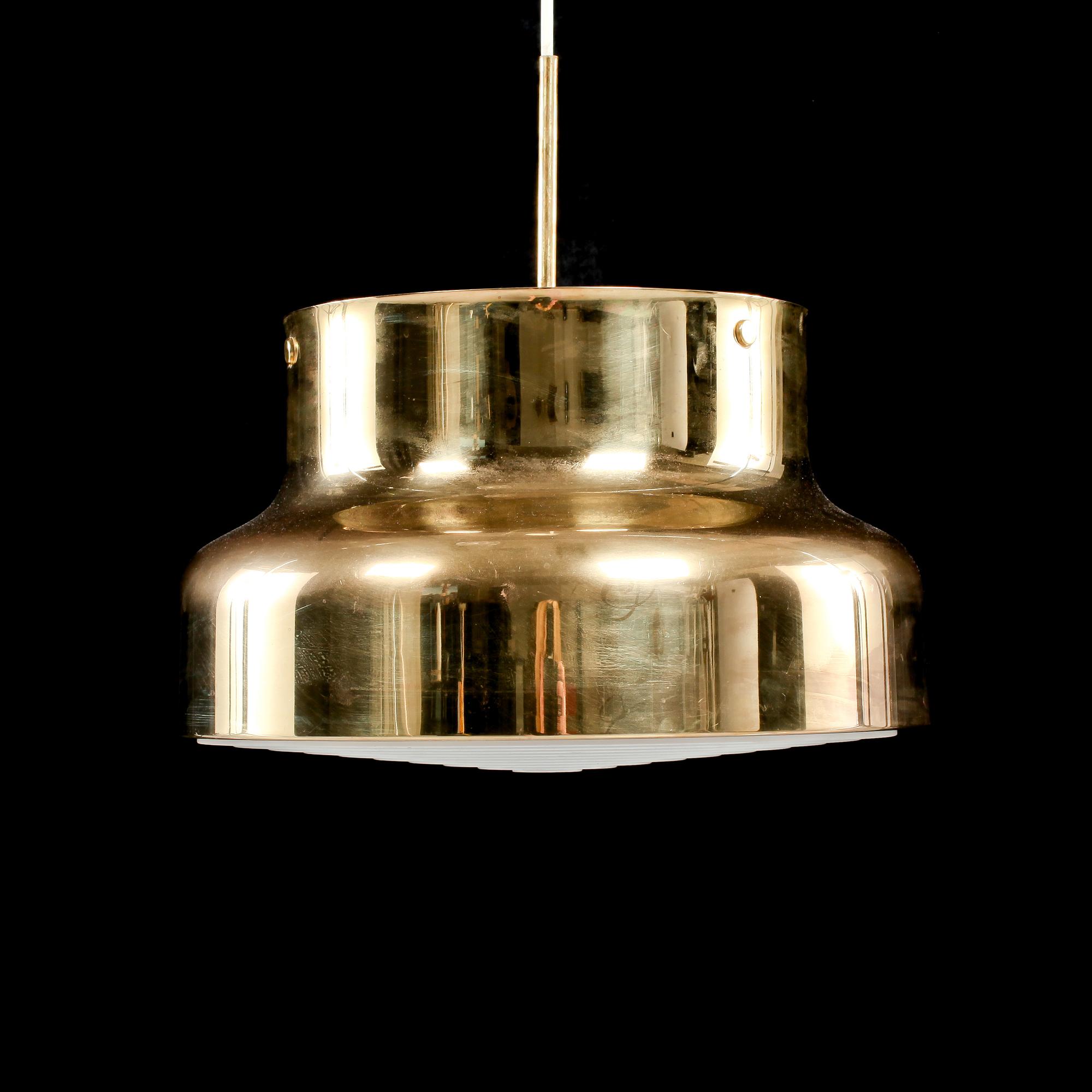 TAKLAMPA, "Bumlingen", Anders Pehrsson, Ateljé Lyktan, Åhus, 1900-talets andra hälft. Höjd 23 cm.