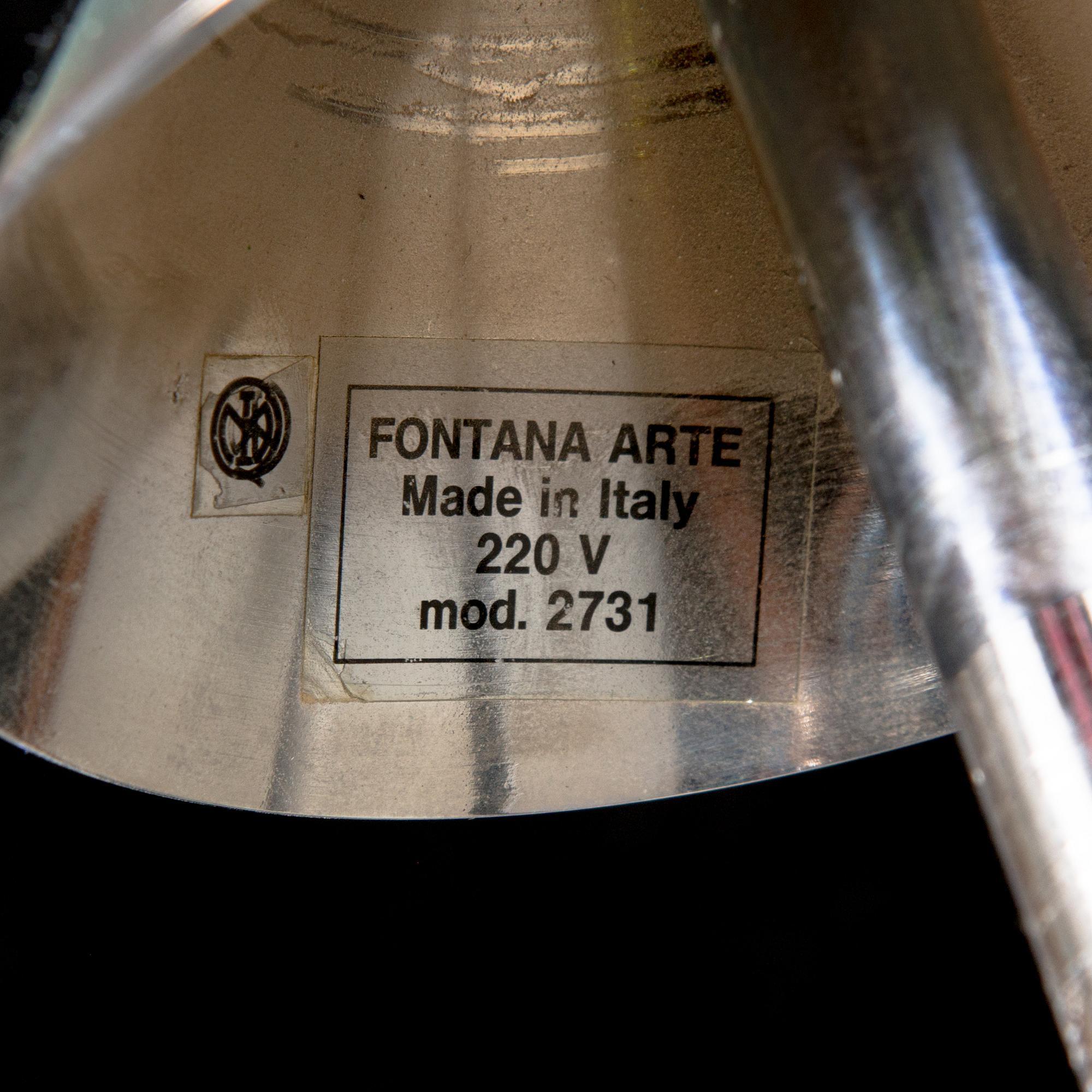 Daniela Puppa, a late 1990's 'Olympia' pendant light for Fontana Arte Milano.