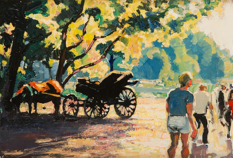 Georg Engeström, oil on canvas, signed.