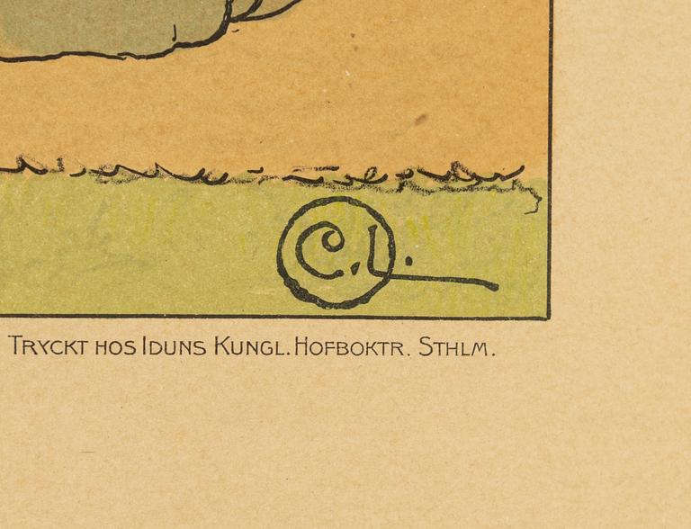 Carl Larsson, 'Ute blåser sommarvind' ('Summer winds are blowing outside').