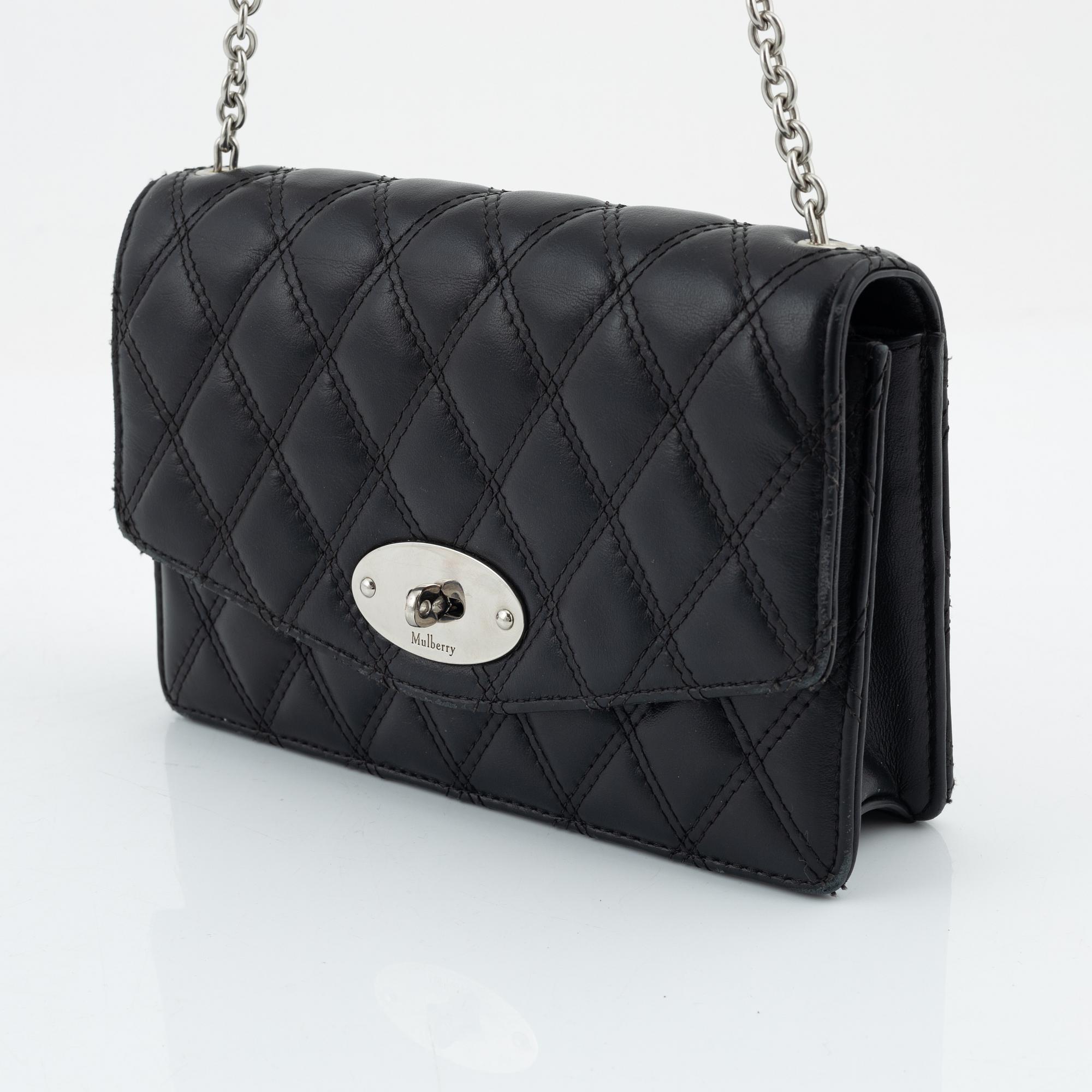 Mulberry quilted darley black sales