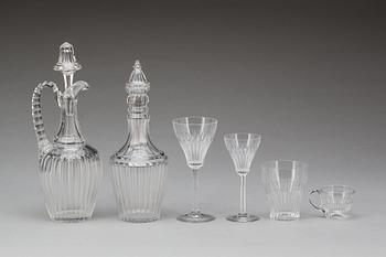 GLASSERVIS, 45 delar, 1900-tal.