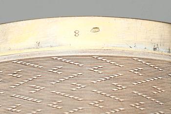 DOSA, silver, Belgien, sekelskiftet 1800/1900-tal. Vikt 204 g.