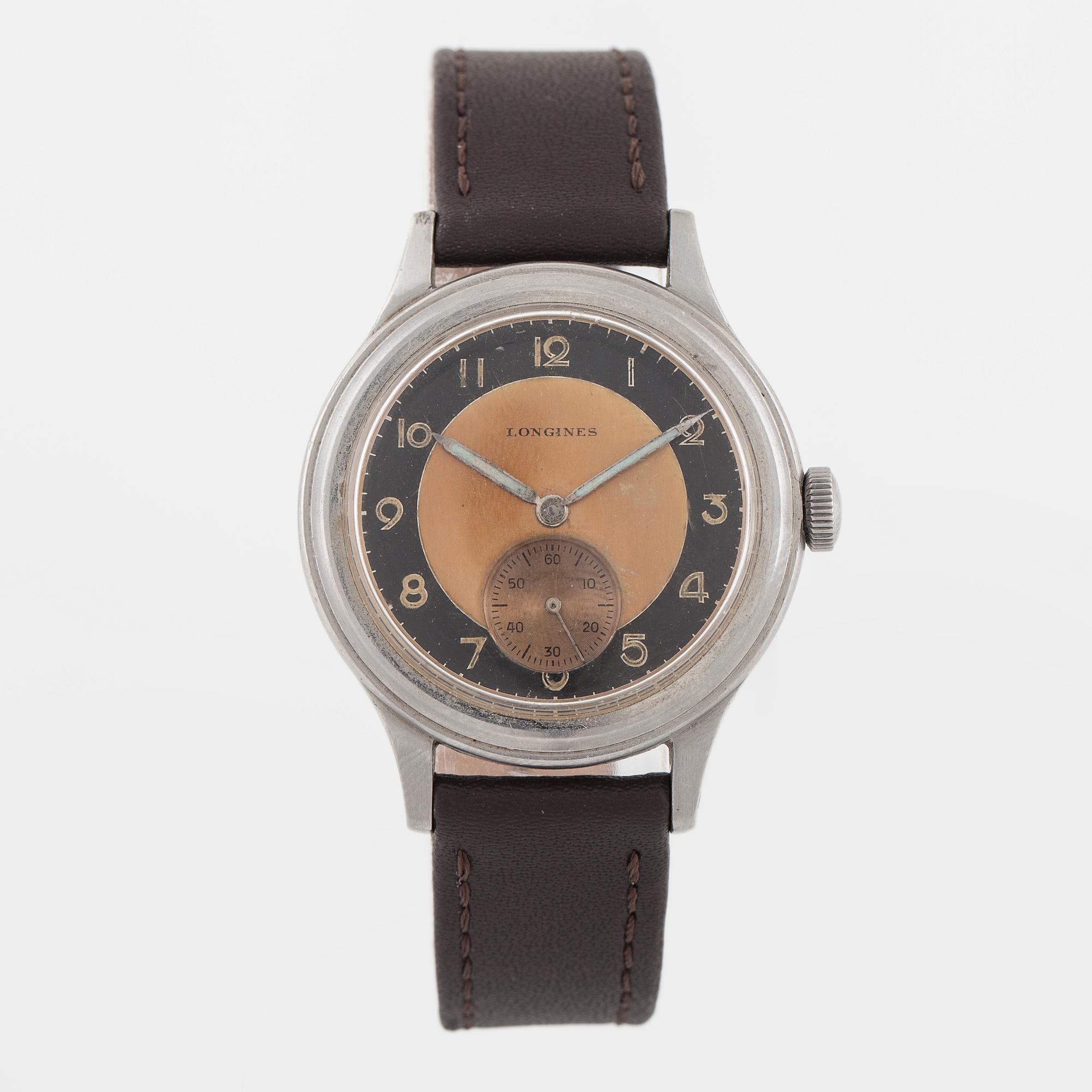 LONGINES, wristwatch, 33,5 mm.