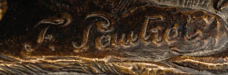 FERDINAND PAUTROT, skulptur, sign.